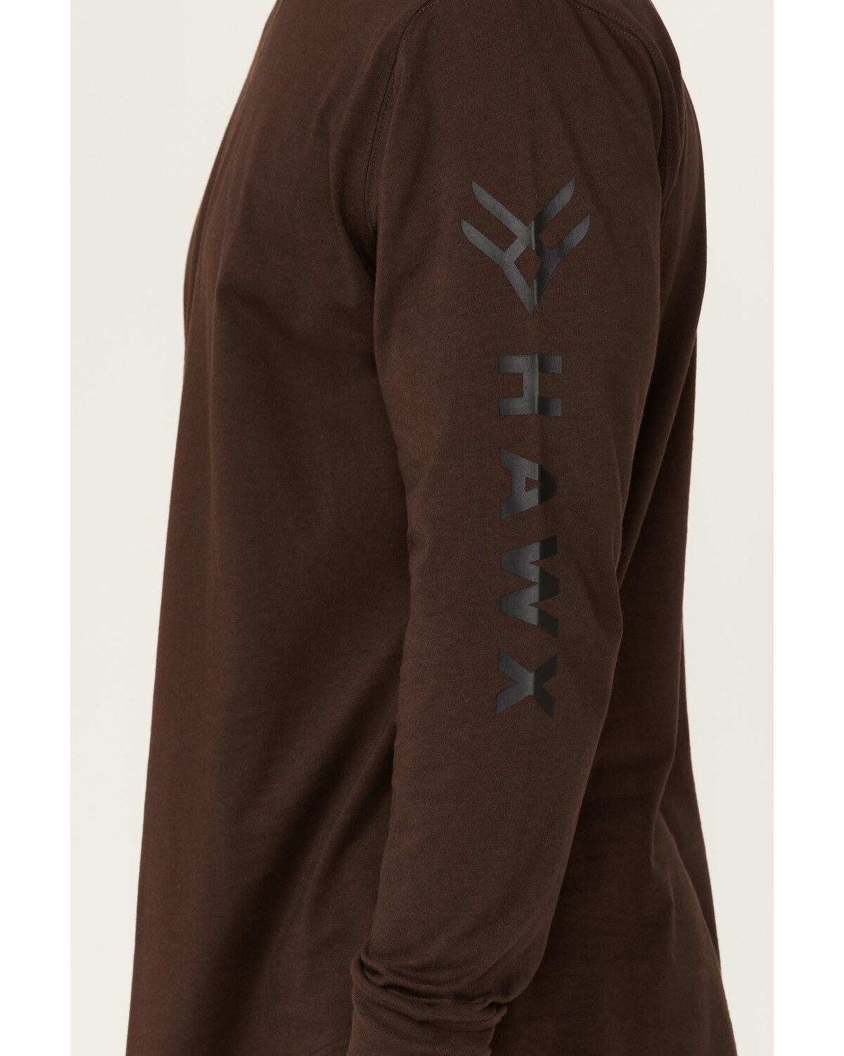 Image #3 - Hawx Men's Logo Graphic Work T-Shirt, Brown, hi-res