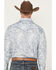 Image #4 - Cowboy Hardware Men's Paisley Print Long Sleeve Snap Stretch Western Shirt, Blue, hi-res