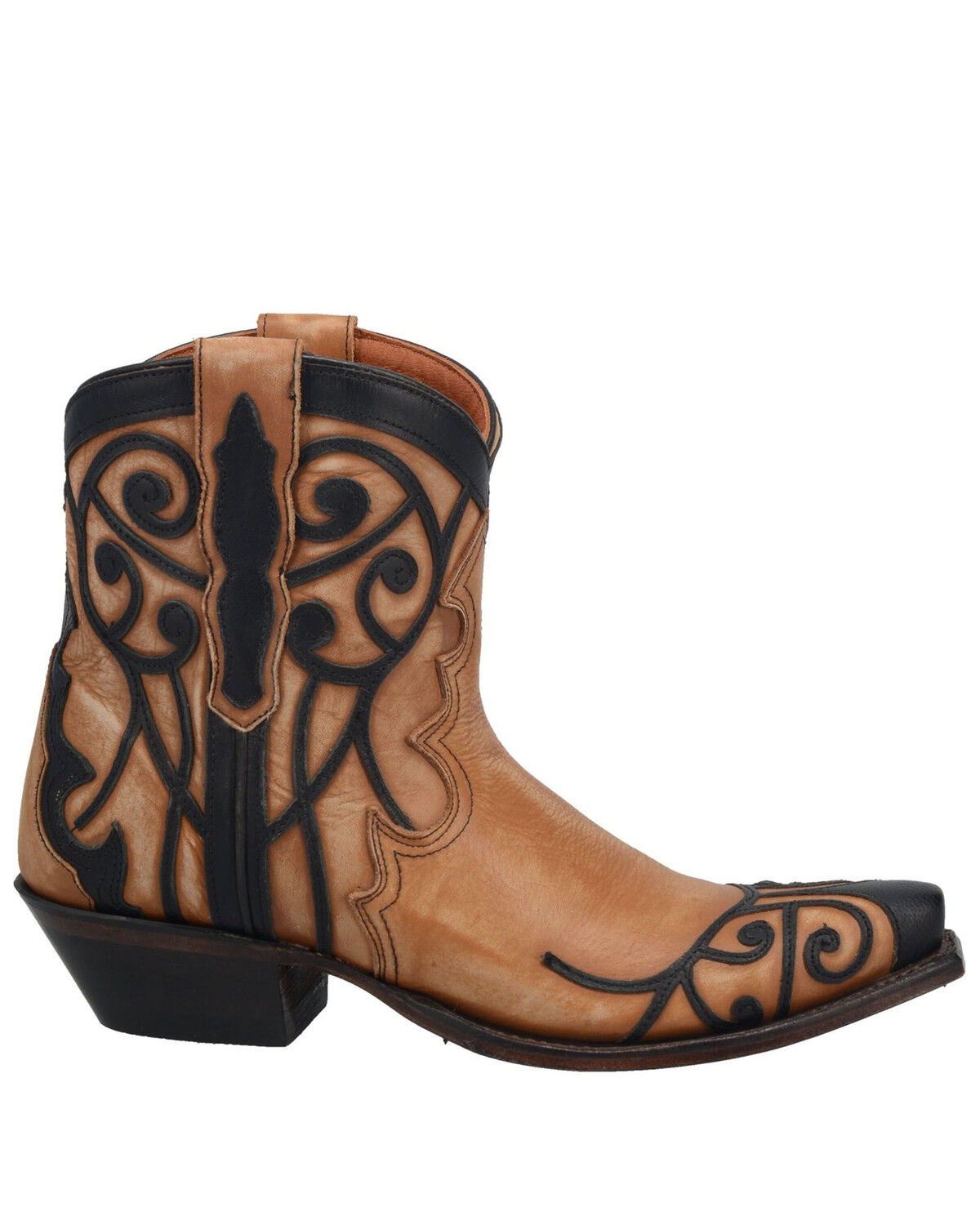 snip toe western booties
