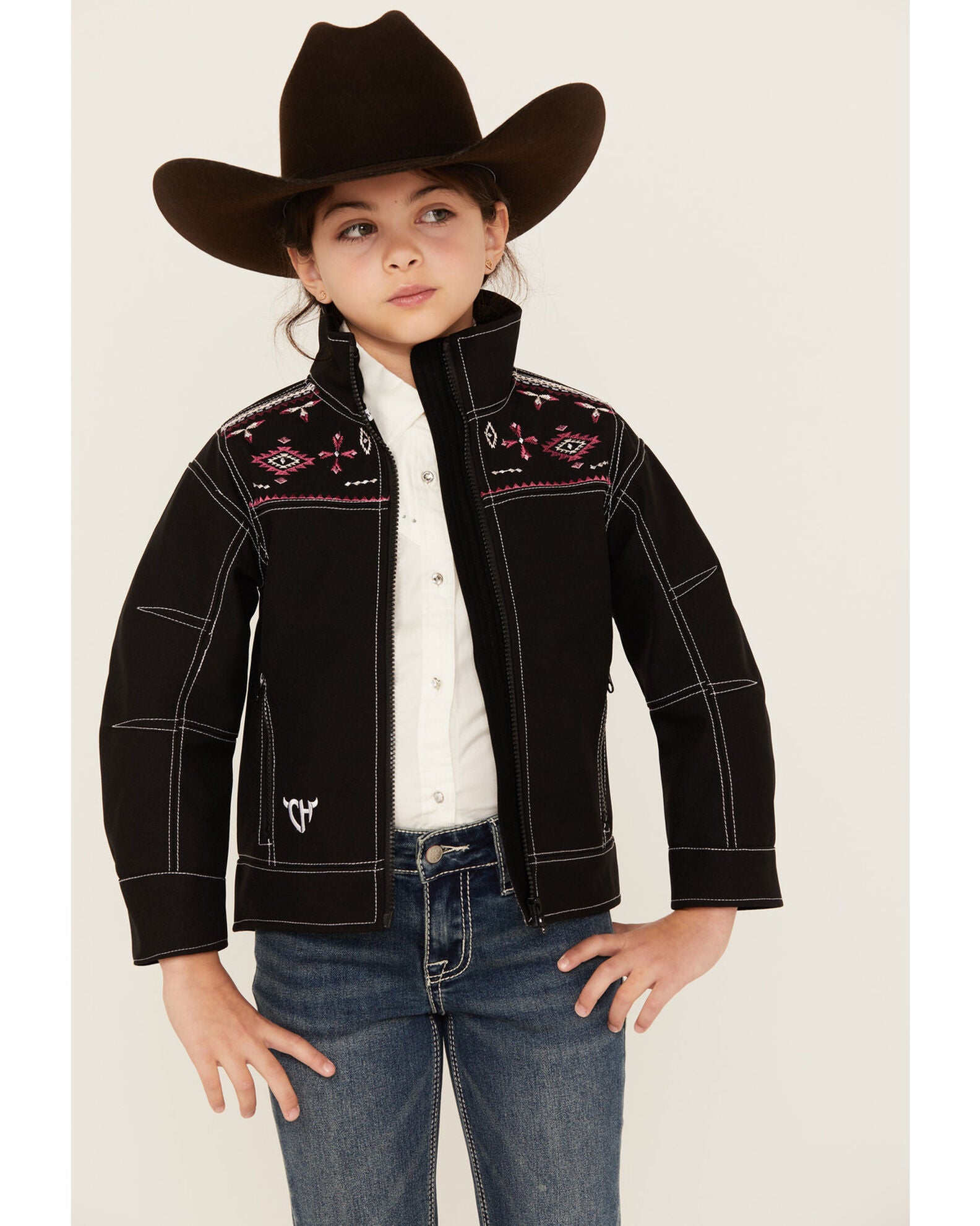 Product Name Cowgirl Hardware Girls' Southwestern Yoke Tech Woodsman