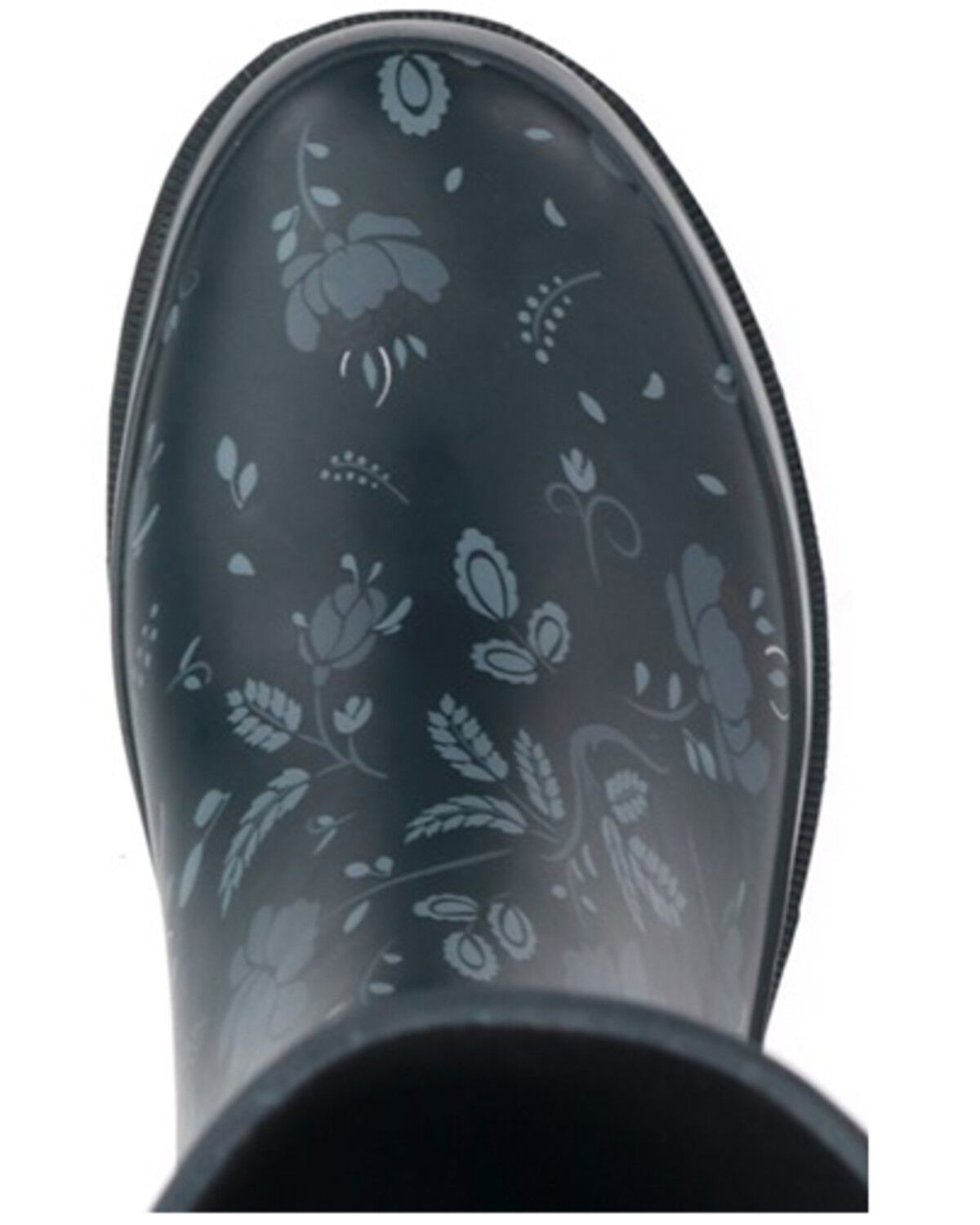 Image #5 - Western Chief Women's Feminine Floral Wide Calf Tall Rain Boots, Slate, hi-res