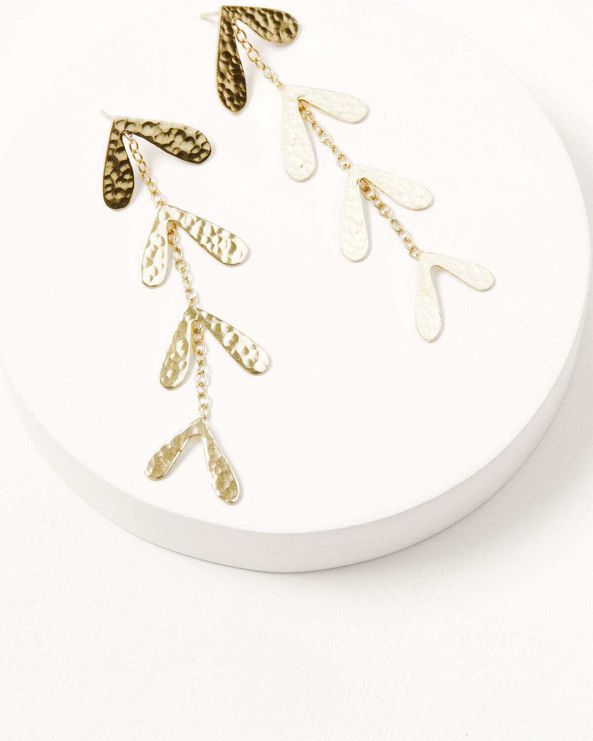 Image #1 - Ink + Alloy Women's Autumn Falling Weeping Dangle Earrings, Multi, hi-res