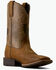 Image #1 - Ariat Men's Sport Buck Performance Western Boots - Broad Square Toe, Brown, hi-res