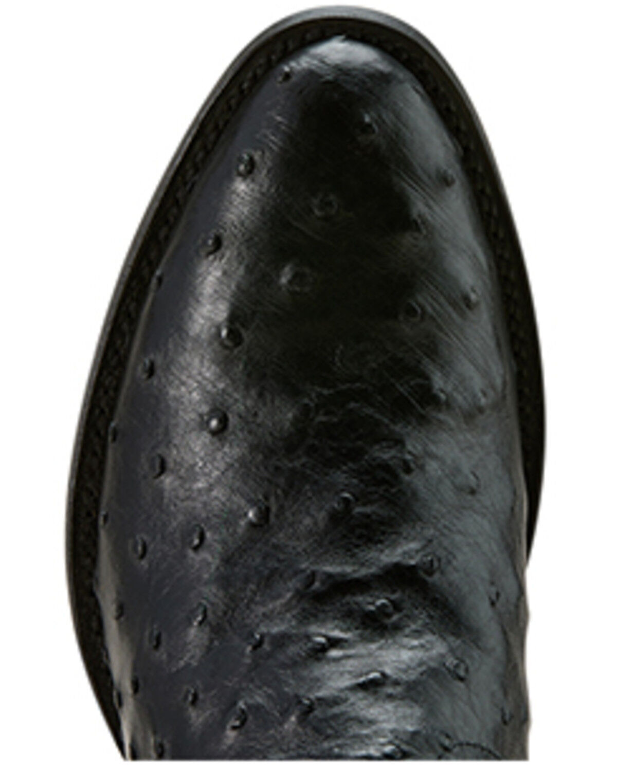 Image #4 - Ariat Men's Exotic Full-Quill Ostrich Vesper Western Boots - Round Toe, Black, hi-res