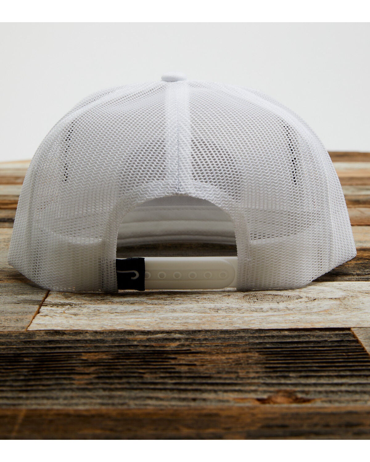 Image #3 - Lazy J Ranchwear Men's Red Stock Ball Cap, White, hi-res