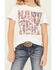 Image #3 - Wrangler X Lainey Wilson Girls' Hang Tight Short Sleeve Graphic Tee, White, hi-res