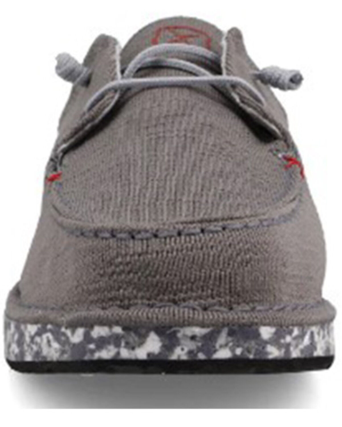 Image #4 - Twisted X Men's Circular Project™ Boat Shoes - Moc Toe, Grey, hi-res