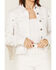 Image #2 - Boot Barn X Double D Women's Exclusive Hitched Denim Bridal Jacket, White, hi-res