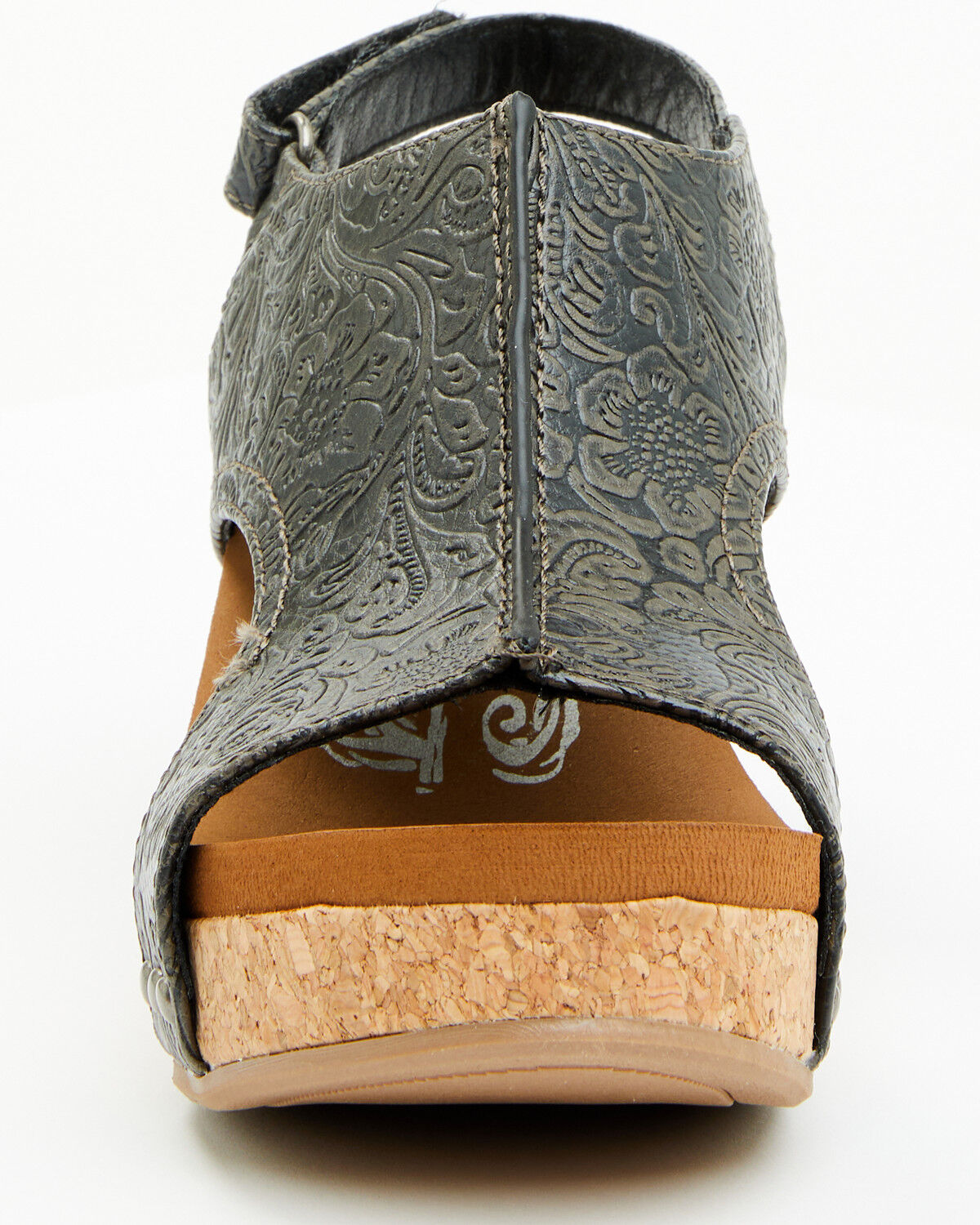 Image #4 - Very G Women's Isabella 2 Tooled Sandals, Charcoal, hi-res