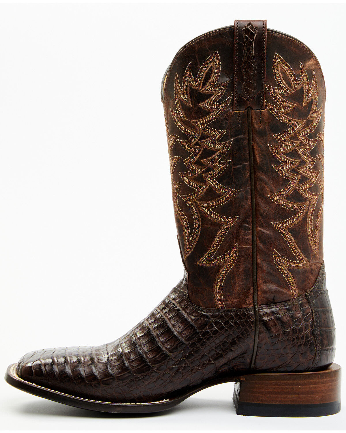 【爆売りセール開催中！】 James Cody Men's Broad - Boots Western Belly Caiman Exotic 小物