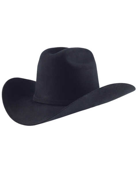 Stetson Men's 30X El Patron Fur Felt Western Hat, Black, hi-res