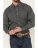 Image #3 - Resistol Men's Troy Geo Print Long Sleeve Button-Down Western Shirt, Navy, hi-res