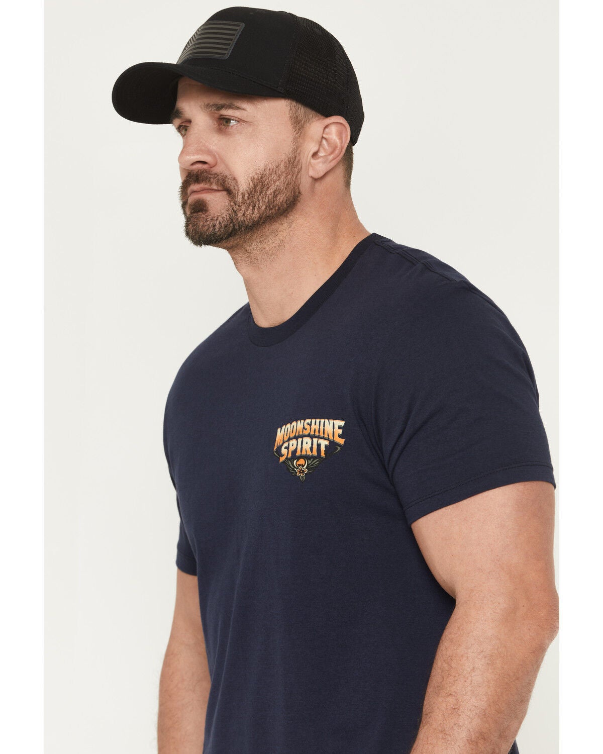 Image #3 - Moonshine Spirit&reg; Men's Tequila Served Here Short Sleeve Graphic T-Shirt, Navy, hi-res
