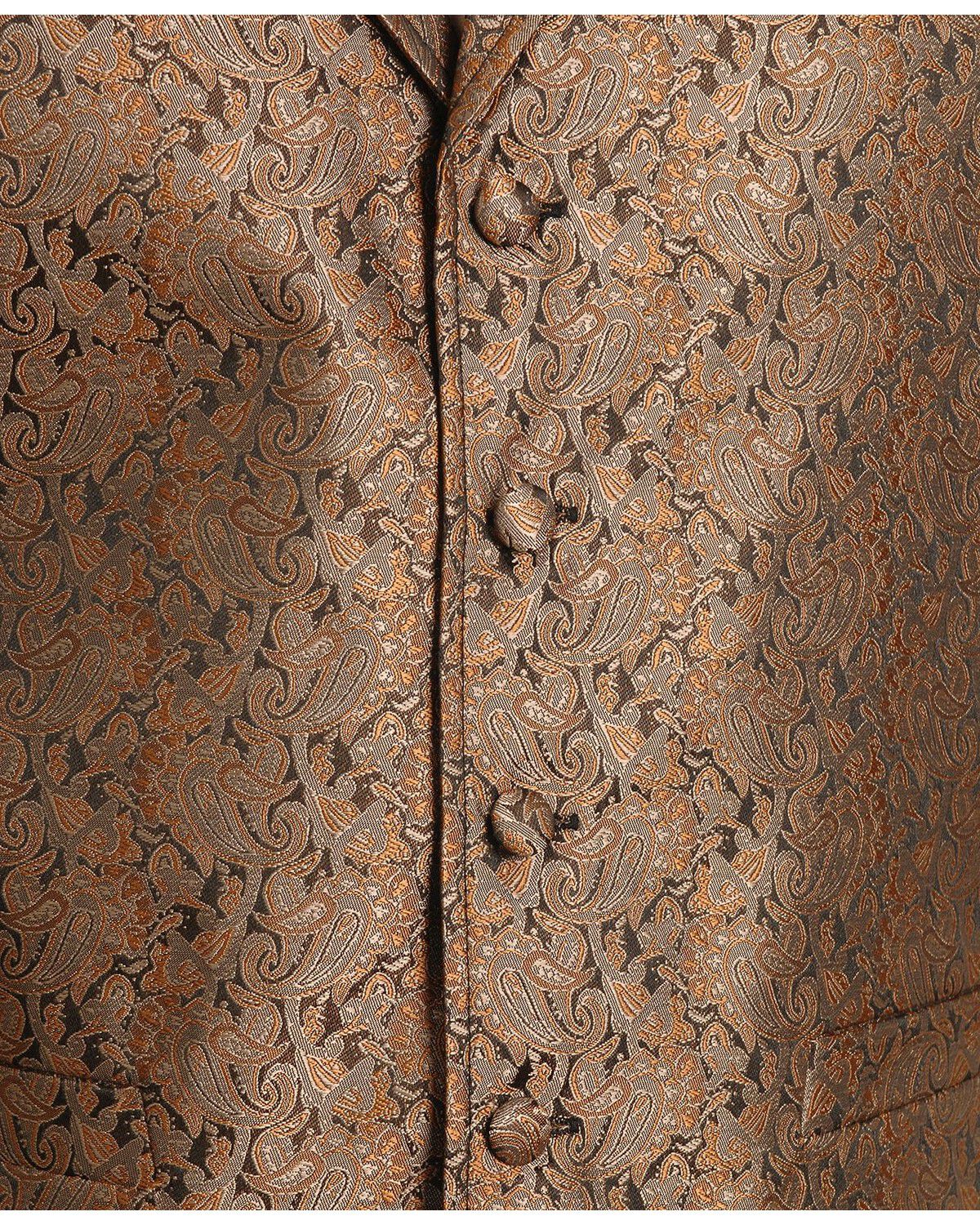 Image #2 - Rangewear by Scully Notched Lapel Paisley Print Vest - Big & Tall, , hi-res