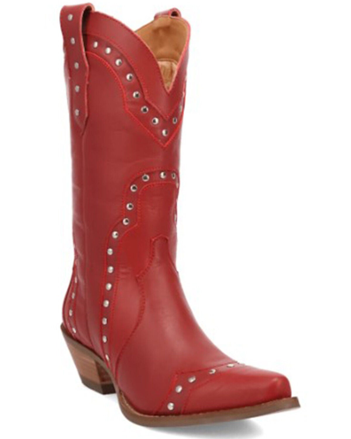 Dingo Women's Sweet Treat Western Boots - Snip Toe, Red, hi-res