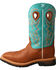 Twisted X Men's Cognac Lightweight Work Boots - Steel Toe , , hi-res