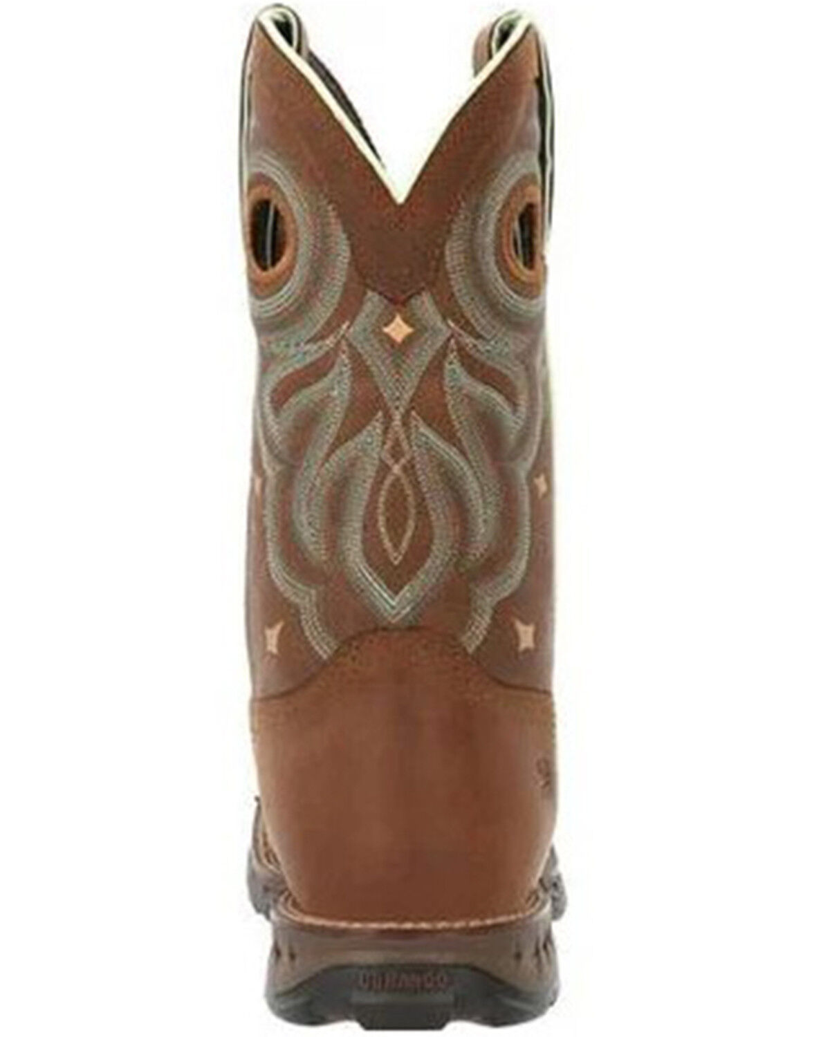 Image #5 - Durango Women's Maverick Waterproof Western Work Boots - Steel Toe, Tan, hi-res