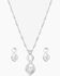 Image #2 - Montana Silversmiths Women's Tough Enough to Wear Pink Love Jewelry Set - 2 Piece, Silver, hi-res