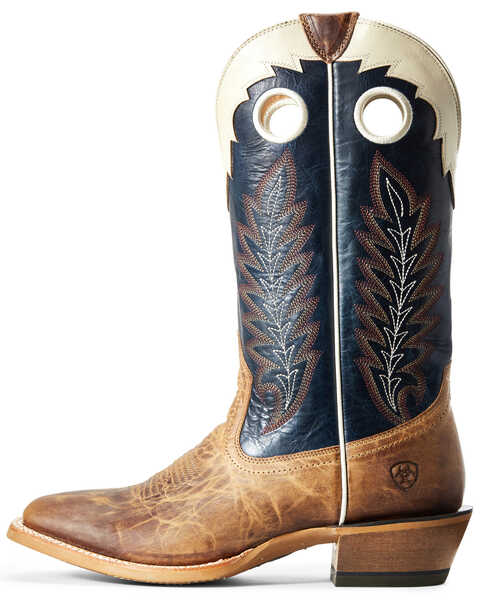 Image #2 - Ariat Men's Wildstock Real Deal Western Performance Boots - Broad Square Toe, Brown, hi-res