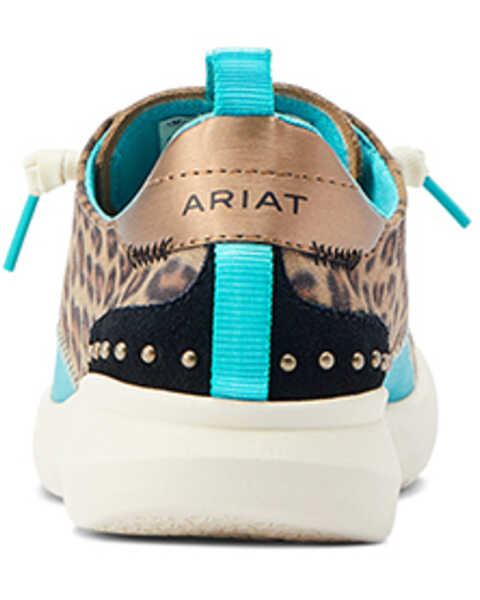 Image #3 - Ariat Women's Hilo Casual Shoes - Moc Toe , Leopard, hi-res