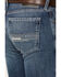Image #4 - Ariat Men's M7 Griffin Slim Straight Brighton Jeans, Dark Medium Wash, hi-res
