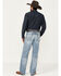 Image #3 - Cinch Men's Grant Light Wash Mid Rise Relaxed Stretch Bootcut Jeans, Indigo, hi-res
