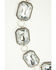 Image #3 - Southern Grace Women's Women's Rhinestone Concho Chain Belt, Silver, hi-res