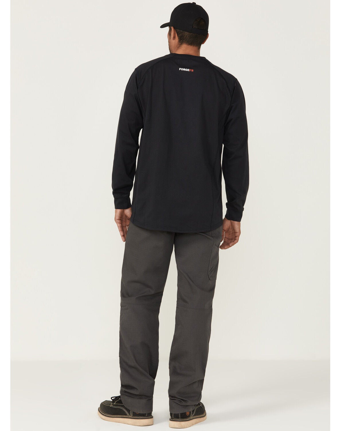 Image #3 - Hawx Men's FR Double Front Ripstop Pants - Big, Charcoal, hi-res