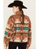 Image #4 - Panhandle Women's Southwestern Print Sherpa Jacket , Tan, hi-res
