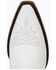 Image #6 - Lane Women's Fringe Star Western Boots - Snip Toe, White, hi-res