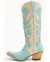 Image #3 - Lane Women's Jolene Overlay Tall Western Boots - Snip Toe, Blue/white, hi-res