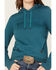 RANK 45® Women's Logo Fleece Hoodie, Aqua, hi-res