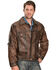 Kobler Leather Men's Rusty Leather Jacket, Brown, hi-res