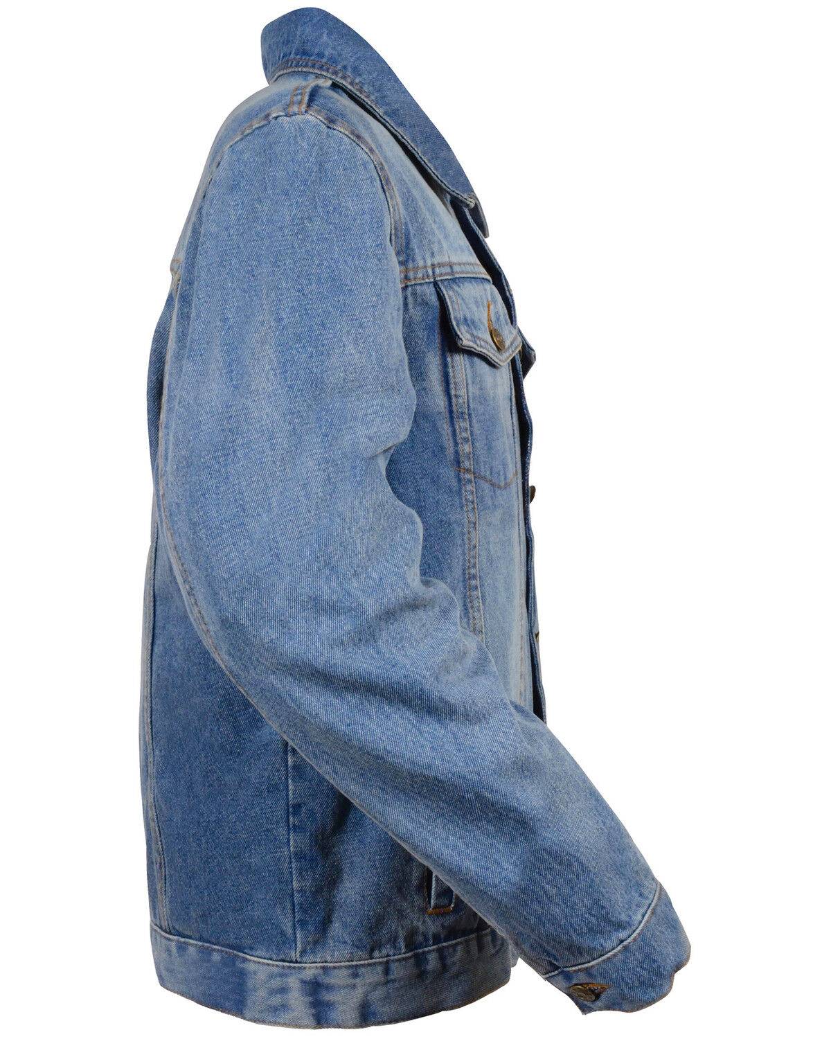 Image #2 - Milwaukee Performance Men's Traditional Denim Jacket - 3X & 4X, Blue, hi-res
