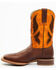 Image #3 - Cody James Men's Xtreme Xero Gravity Western Performance Boots - Broad Square Toe, Orange, hi-res