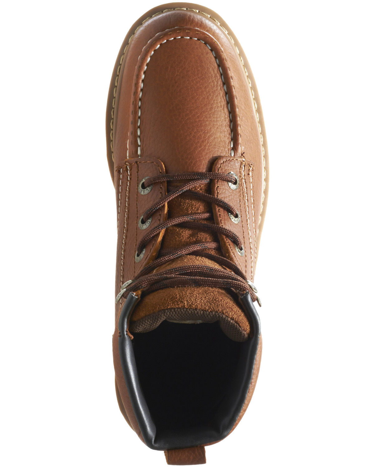 Image #6 - Wolverine Men's 6" Lace-Up Moc Wedge Work Boots - Soft Toe, Brown, hi-res