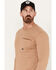 Image #2 - Ariat Men's Rebar Workman Long Sleeve Graphic Work Shirt , Beige, hi-res