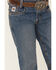 Image #2 - Cinch Boys' White Label Slim Straight Denim Jeans, Denim, hi-res