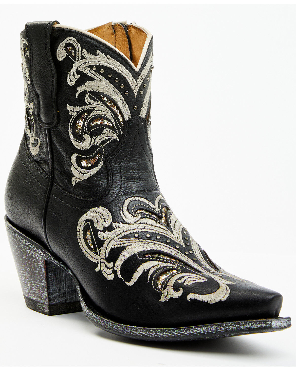 Image #1 - Shyanne Women's Silina Western Booties - Snip Toe, Black, hi-res