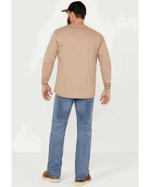 Image #3 - Cody James FR Men's Clover Leaf Wash Slim Straight 5-Pocket Stretch Jeans, Light Wash, hi-res