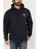 Image #4 - Moonshine Spirit Men's Eagle Star Graphic Hooded Sweatshirt, Navy, hi-res