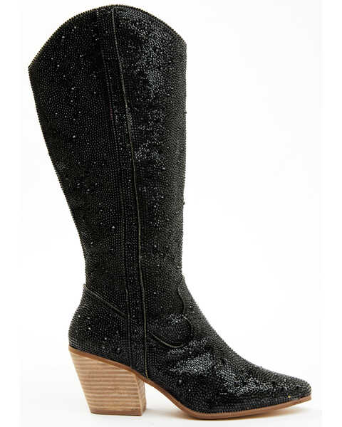 Image #2 - Matisse Women's Boot Barn Exclusive Nashville Embellished Tall Western Boots - Pointed Toe, Black, hi-res