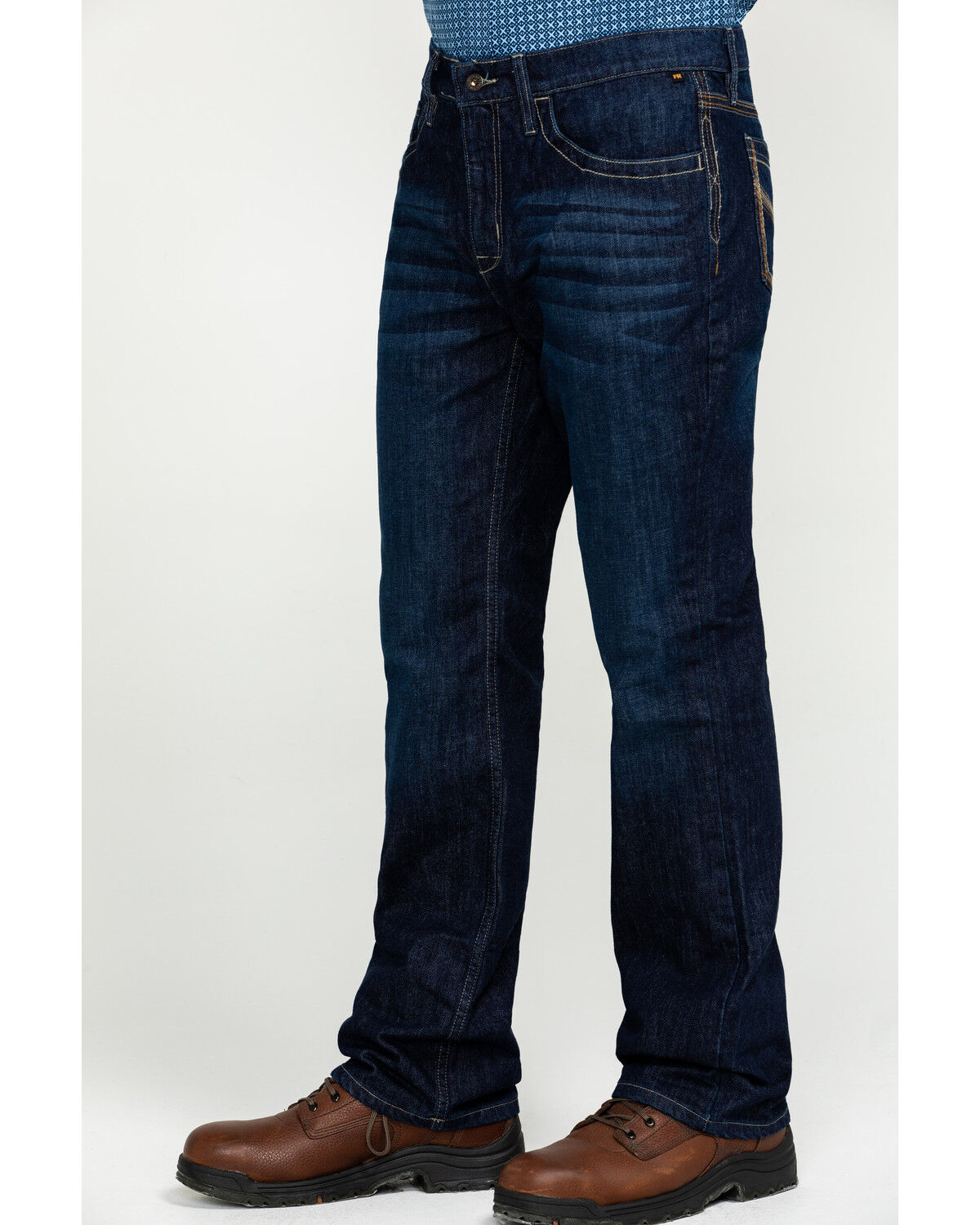 Image #3 - Cody James Men's FR Millikin Dark Slim Bootcut Work Jeans, Indigo, hi-res