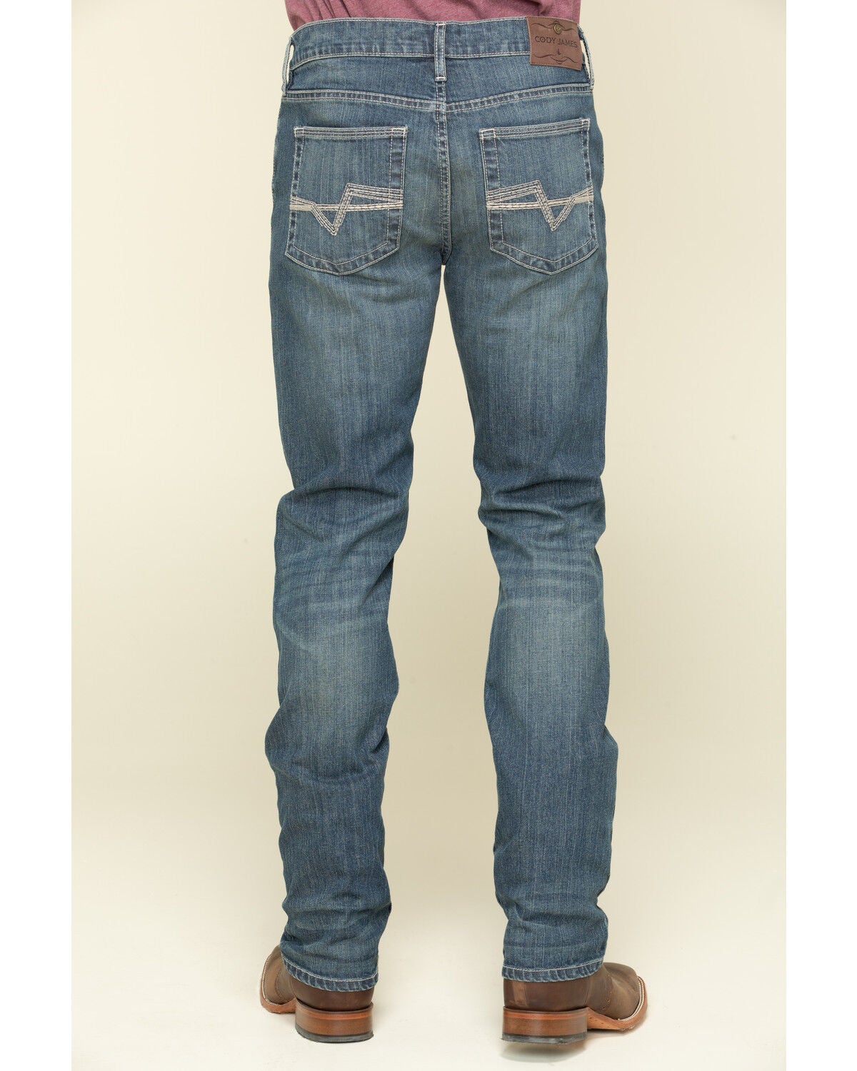 Cody James Men's Stone Cold Wash Jackson Slim Straight Stretch Denim Jeans, Blue, hi-res