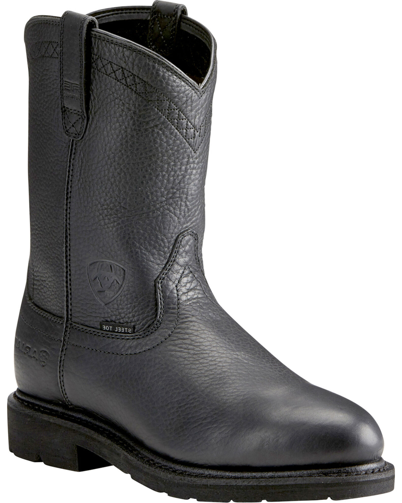 Ariat Sierra Men s Black Work Boots Steel Toe Sheplers