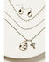 Image #2 - Shyanne Women's Cowhide Tear Drop Jewelry Set - 2 Piece, Silver, hi-res