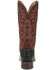 Image #5 - Justin Women's Exotic Full Quill Ostrich Western Boots - Broad Square Toe, Black, hi-res