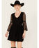 Image #1 - Shyanne Women's Lace Dress, Black, hi-res