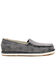 Image #2 - Wrangler Footwear Women's Casual Loafer Shoes - Moc Toe, Black/white, hi-res