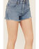 Image #2 - Wrangler Women's Off Shore Medium Wash High Rise Reworked Cut Off Denim Shorts , Medium Wash, hi-res